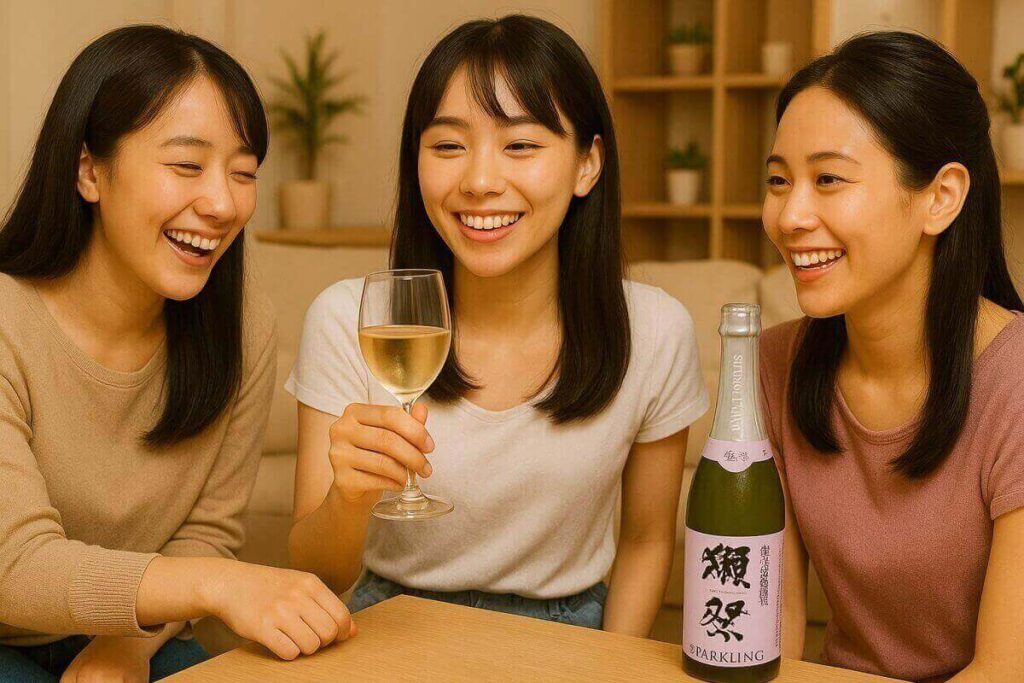 歓談する女性たち