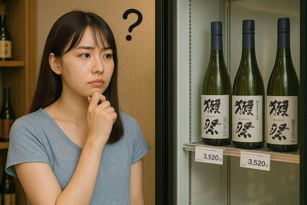 獺祭に疑問をもつ女性