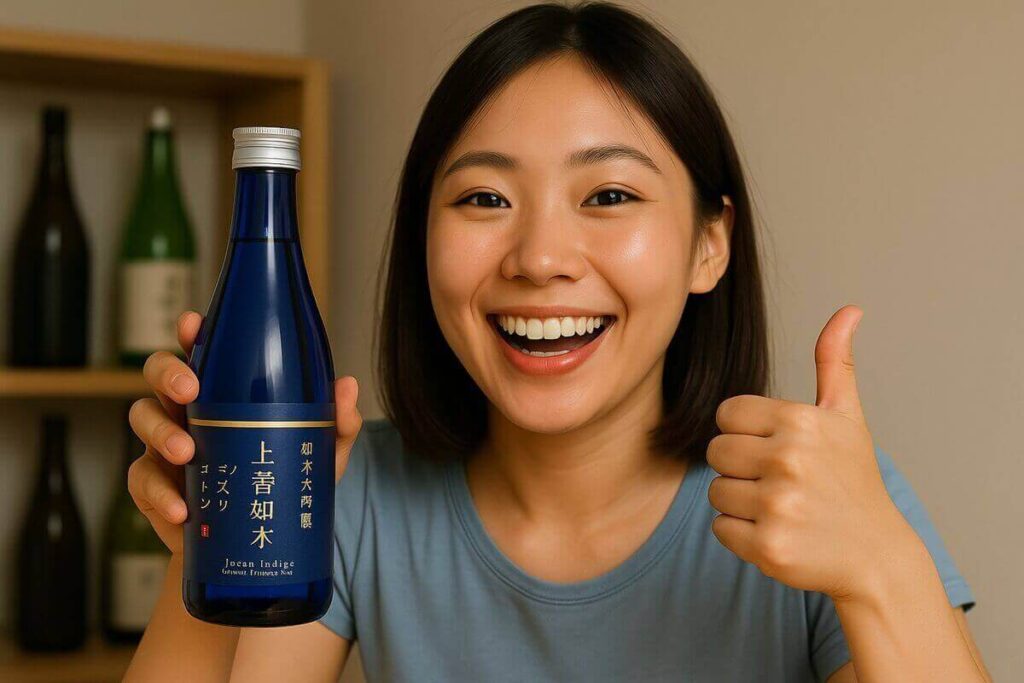 上善如水を持つ女性