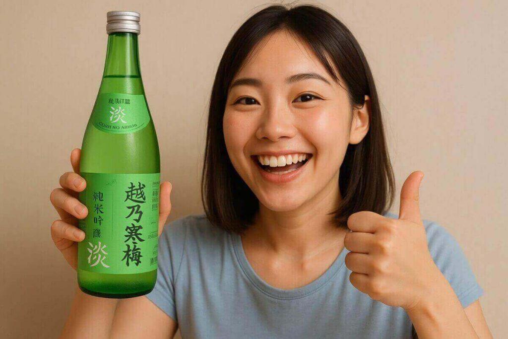 越乃寒梅浹あまねをほめる女性