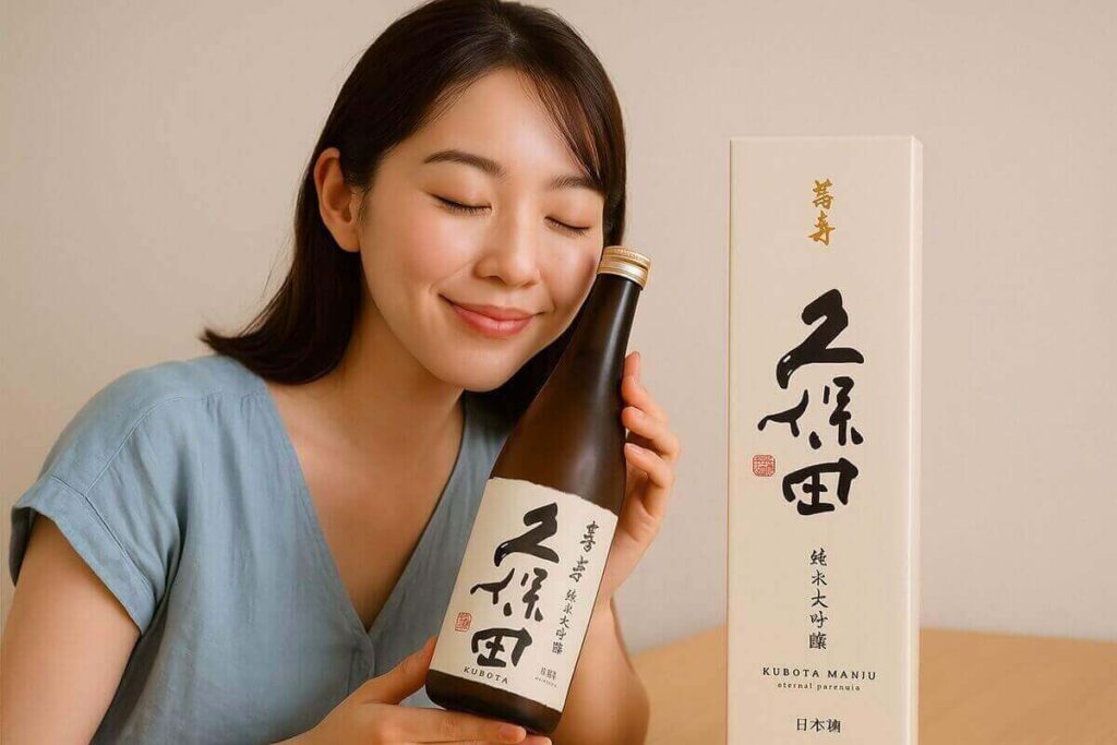 久保田の万寿にとりこになった女性