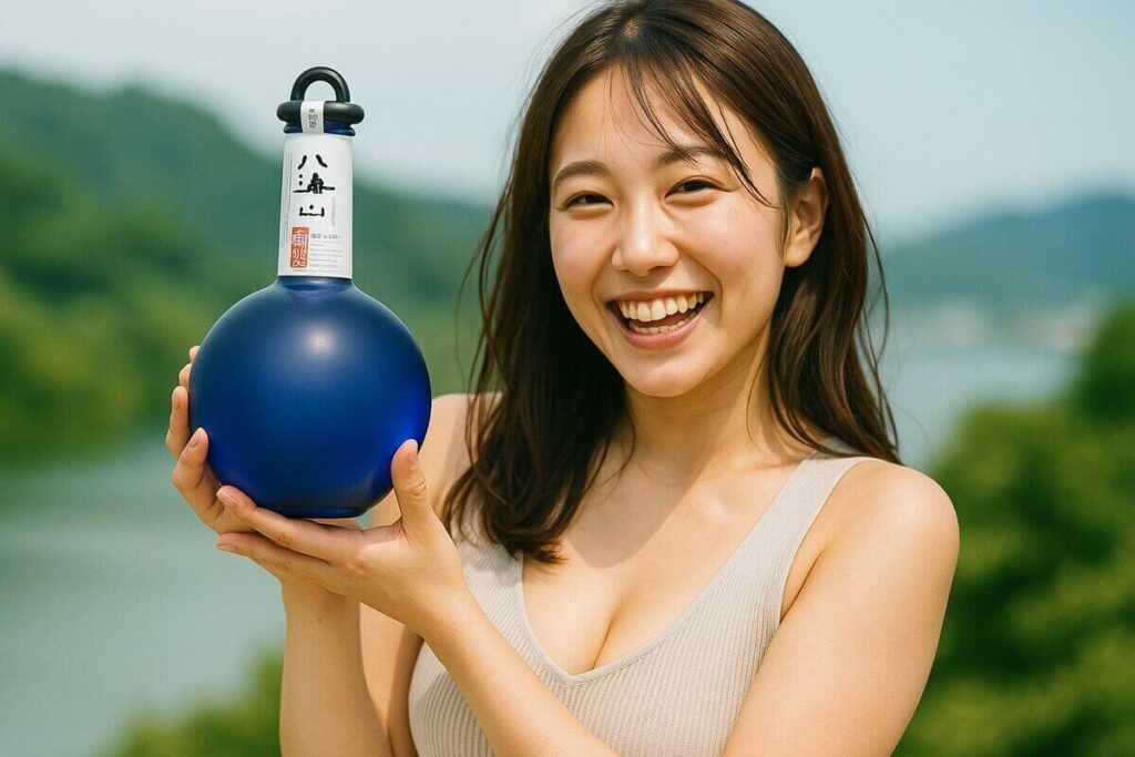 八海山 金剛心 浩和蔵仕込を持った女性