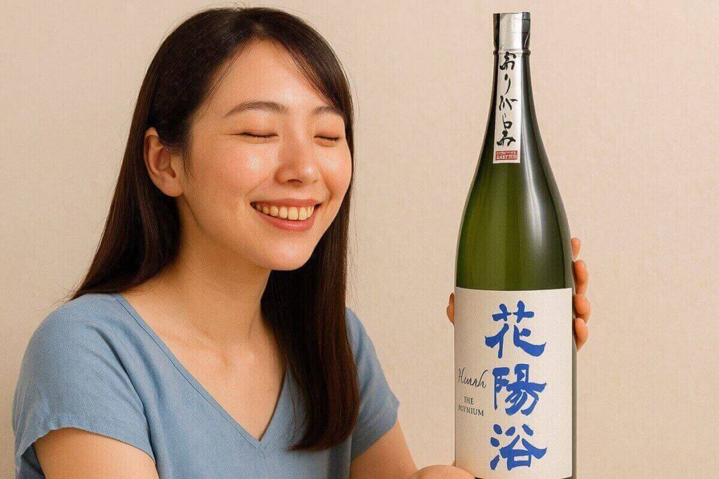 花陽浴を手に入れて喜ぶ女性